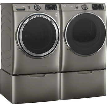 GE 4.8 cu.ft. Satin Nickel Electric Front Load Washer - Energy Star — thumbnail 44