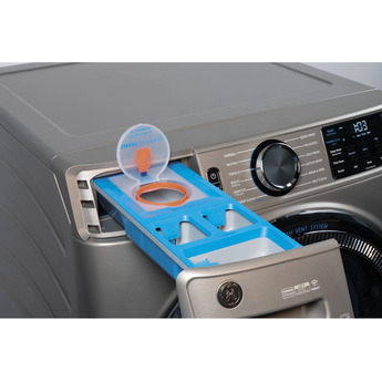 GE 4.8 cu.ft. Satin Nickel Electric Front Load Washer - Energy Star — thumbnail 46