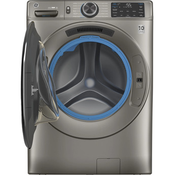 GE 4.8 cu.ft. Satin Nickel Electric Front Load Washer - Energy Star — thumbnail 9