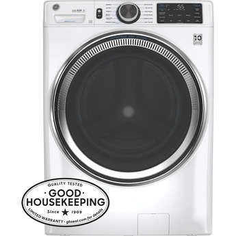 GE 4.8 cu.ft. White Electric Front Load Washer - Energy Star
