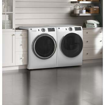 GE 4.8 cu.ft. White Electric Front Load Washer - Energy Star — thumbnail 38