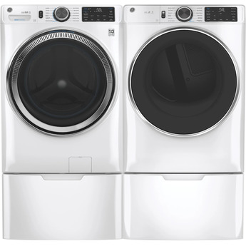 GE 4.8 cu.ft. White Electric Front Load Washer - Energy Star — thumbnail 40