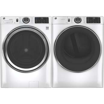 GE 4.8 cu.ft. White Electric Front Load Washer - Energy Star — thumbnail 42