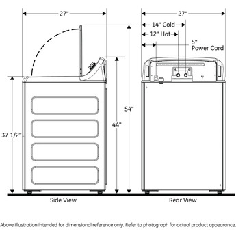 GE 4.2 cu.ft. White Top Load Washer — thumbnail 47