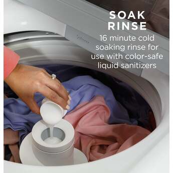 GE GTW585BPVDG 27 Inch 4.5 Cu. Ft. Top Load Washer Diamond Gray — thumbnail 2