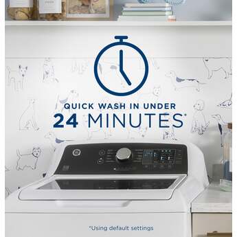 GE GTW585BPVDG 27 Inch 4.5 Cu. Ft. Top Load Washer Diamond Gray — thumbnail 29