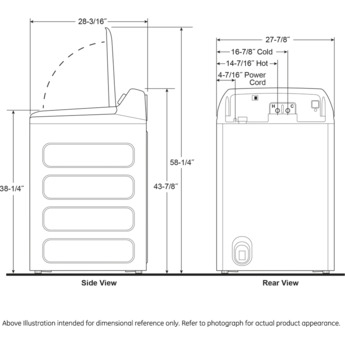 GE Profile PTW705BSTWS 5.3 cu. ft. Top Load Washer - White — thumbnail 13