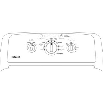 Hotpoint 3.8 Cu. Ft. White Top Load Washer — thumbnail 4