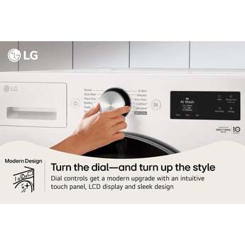 LG 27 Inch Smart Front Load Washer with 5.0 cu ft Capacity, AI Fabric Sensor, Smart Pairing™, TurboWash® 360° Technology, Allergiene® Cycle, Pet Care Cycle and Energy Star Certified Included: Alpine White — thumbnail 20