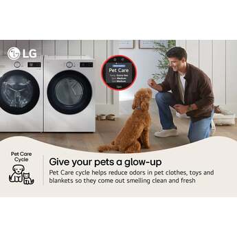 LG 27 Inch Smart Front Load Washer with 5.0 cu ft Capacity, AI Fabric Sensor, Smart Pairing™, TurboWash® 360° Technology, Allergiene® Cycle, Pet Care Cycle and Energy Star Certified Included: Alpine White — thumbnail 21