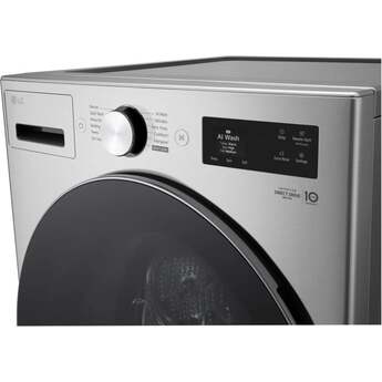 LG 5.0 cu. ft. Mega Capacity Smart Front Load Washer with TurboWash® 360°, AI Sensing and Hybrid Electronic Controls with LCD Display: Graphite Steel — thumbnail 12
