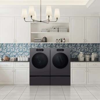 LG WM9901HBA 5.8 cu. ft. Mega Capacity Smart Front Load Washer Black Steel — thumbnail 17