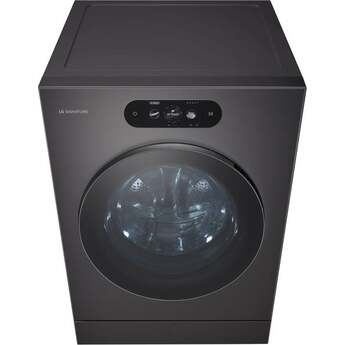 LG WM9901HBA 5.8 cu. ft. Mega Capacity Smart Front Load Washer Black Steel — thumbnail 8