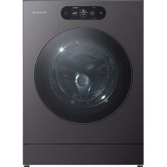 LG WM9998HBA Front Load (Tumble) Washer: Black Black Steel