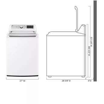LG WT7405CW 5.3 cu. ft. Top Load Washer — thumbnail 6