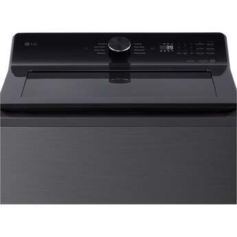 LG 27 Inch Smart Top Load Washer with 5.0 cu ft Capacity, Smart Pairing™, Powerful Jet Spray, Electronic Controls, SlamProof™ Lid, Easy Unload™, ThinQ UP™ and TurboWash® Technology: Platinum Black — thumbnail 18