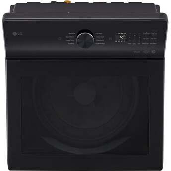 LG 27 Inch Smart Top Load Washer with 4.8 cu ft Mega Capacity, Smart Pairing™, Powerful Jet Spray, 4-Way Wash Action, SlamProof™ Lid, EasyUnload™, ThinQ UP™ and Deep Fill: Platinum Black — thumbnail 12