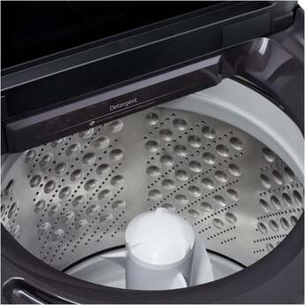 LG 27 Inch Smart Top Load Washer with 4.8 cu ft Mega Capacity, Smart Pairing™, Powerful Jet Spray, 4-Way Wash Action, SlamProof™ Lid, EasyUnload™, ThinQ UP™ and Deep Fill: Platinum Black — thumbnail 15