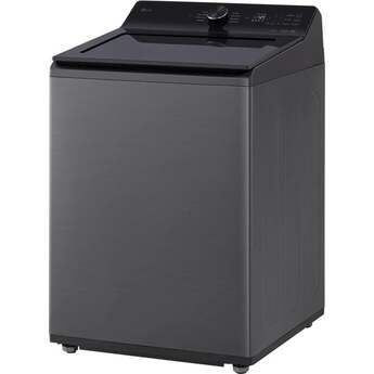 LG 27 Inch Smart Top Load Washer with 4.8 cu ft Mega Capacity, Smart Pairing™, Powerful Jet Spray, 4-Way Wash Action, SlamProof™ Lid, EasyUnload™, ThinQ UP™ and Deep Fill: Platinum Black — thumbnail 19