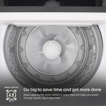 LG 27 Inch Smart Top Load Washer with 4.8 cu ft Mega Capacity, Smart Pairing™, Powerful Jet Spray, 4-Way Wash Action, SlamProof™ Lid, EasyUnload™, ThinQ UP™ and Deep Fill: Alpine White — thumbnail 22