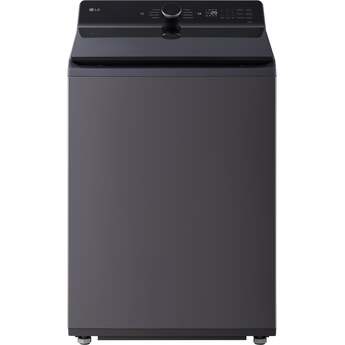 LG 27 Inch Top Load Washer with 5.5 cu ft Capacity, EasyUnload™, AI Fabric Se...