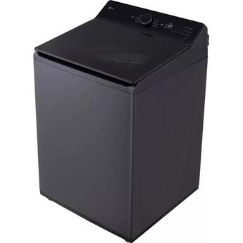 LG 27 Inch Top Load Washer with 5.5 cu ft Capacity, EasyUnload™, AI Fabric Sensor / Smart Pairing™ ,Slam Proof™ Glass Lid, ThinQ® Smart Technology, 6Motion™ Technology and Energy Star Certified: Black Steel — thumbnail 19