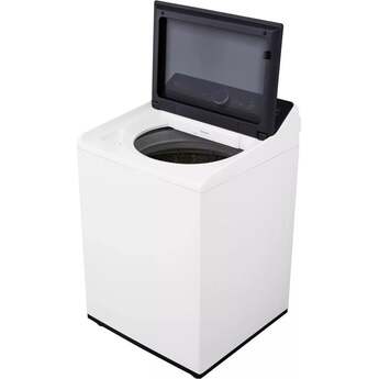 LG 27 Inch Top Load Washer with 5.5 cu ft Capacity, EasyUnload™, AI Fabric Sensor / Smart Pairing™ ,Slam Proof™ Glass Lid, ThinQ® Smart Technology, 6Motion™ Technology and Energy Star Certified: White — thumbnail 17