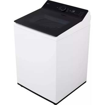 LG 27 Inch Top Load Washer with 5.5 cu ft Capacity, EasyUnload™, AI Fabric Sensor / Smart Pairing™ ,Slam Proof™ Glass Lid, ThinQ® Smart Technology, 6Motion™ Technology and Energy Star Certified: White — thumbnail 19