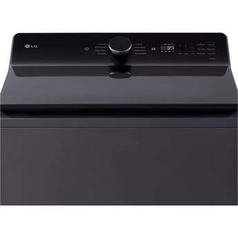 LG 27 Inch Top Load Washer with 5.3 cu ft Mega Capacity, AI Fabric Sensor / Smart Pairing™, 4-Way® Agitator, Slam Proof™ Glass Lid, ThinQ® Smart Technology, TurboWash3D™ Technology,6Motion™ Technology and Energy Star Certified: Matte Black — thumbnail 10