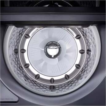 LG 27 Inch Top Load Washer with 5.3 cu ft Mega Capacity, AI Fabric Sensor / Smart Pairing™, 4-Way® Agitator, Slam Proof™ Glass Lid, ThinQ® Smart Technology, TurboWash3D™ Technology,6Motion™ Technology and Energy Star Certified: Matte Black — thumbnail 18