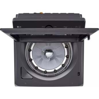 LG 27 Inch Top Load Washer with 5.3 cu ft Mega Capacity, AI Fabric Sensor / Smart Pairing™, 4-Way® Agitator, Slam Proof™ Glass Lid, ThinQ® Smart Technology, TurboWash3D™ Technology,6Motion™ Technology and Energy Star Certified: Matte Black — thumbnail 20