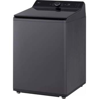 LG 27 Inch Top Load Washer with 5.3 cu ft Mega Capacity, AI Fabric Sensor / Smart Pairing™, 4-Way® Agitator, Slam Proof™ Glass Lid, ThinQ® Smart Technology, TurboWash3D™ Technology,6Motion™ Technology and Energy Star Certified: Matte Black — thumbnail 25
