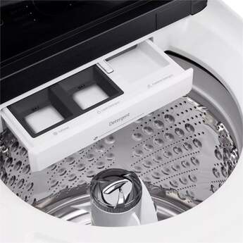 LG 27 Inch Top Load Washer with 5.3 cu ft Mega Capacity, AI Fabric Sensor / Smart Pairing™, 4-Way® Agitator, Slam Proof™ Glass Lid, ThinQ® Smart Technology, TurboWash3D™ Technology,6Motion™ Technology and Energy Star Certified: White — thumbnail 11
