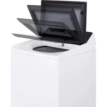 LG 27 Inch Top Load Washer with 5.3 cu ft Mega Capacity, AI Fabric Sensor / Smart Pairing™, 4-Way® Agitator, Slam Proof™ Glass Lid, ThinQ® Smart Technology, TurboWash3D™ Technology,6Motion™ Technology and Energy Star Certified: White — thumbnail 18