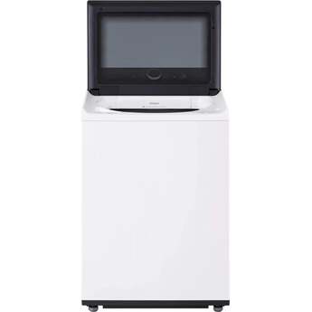 LG 27 Inch Top Load Washer with 5.3 cu ft Mega Capacity, AI Fabric Sensor / Smart Pairing™, 4-Way® Agitator, Slam Proof™ Glass Lid, ThinQ® Smart Technology, TurboWash3D™ Technology,6Motion™ Technology and Energy Star Certified: White — thumbnail 21