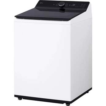 LG 27 Inch Top Load Washer with 5.3 cu ft Mega Capacity, AI Fabric Sensor / Smart Pairing™, 4-Way® Agitator, Slam Proof™ Glass Lid, ThinQ® Smart Technology, TurboWash3D™ Technology,6Motion™ Technology and Energy Star Certified: White — thumbnail 26
