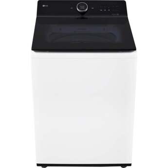 LG 27 Inch Top Load Washer with 5.5 cu ft Capacity, AI Sensor Dry™, LCD Digital Dial Control, NeveRust®, EasyUnload™, ezDispense®, ThinQ® and Energy Star Certified: White — thumbnail 11