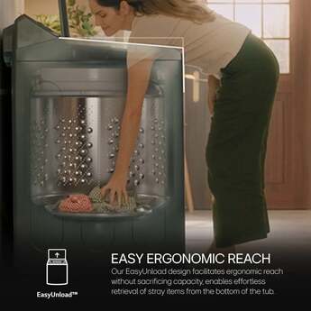 LG 27 Inch Top Load Washer with 5.5 cu ft Capacity, AI Sensor Dry™, LCD Digital Dial Control, NeveRust®, EasyUnload™, ezDispense®, ThinQ® and Energy Star Certified: White — thumbnail 26