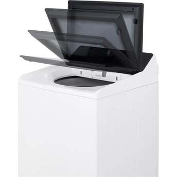 LG 27 Inch Top Load Washer with 5.5 cu ft Capacity, AI Sensor Dry™, LCD Digital Dial Control, NeveRust®, EasyUnload™, ezDispense®, ThinQ® and Energy Star Certified: White — thumbnail 27