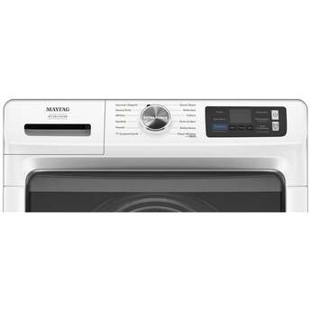 Maytag 27 Inch Smart Pet Pro Front Load Washer with 5.0 cu. ft. Capacity, 1150 RPM, 12 Wash Cycle, Steam Option, Sanitize Cycle, Drum Light, Auto Sensing and Energy Star Certified: White — thumbnail 10