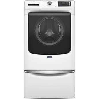 Maytag 27 Inch Smart Pet Pro Front Load Washer with 5.0 cu. ft. Capacity, 1150 RPM, 12 Wash Cycle, Steam Option, Sanitize Cycle, Drum Light, Auto Sensing and Energy Star Certified: White — thumbnail 12