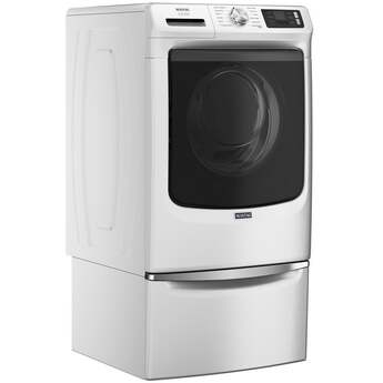 Maytag 27 Inch Smart Pet Pro Front Load Washer with 5.0 cu. ft. Capacity, 1150 RPM, 12 Wash Cycle, Steam Option, Sanitize Cycle, Drum Light, Auto Sensing and Energy Star Certified: White — thumbnail 20