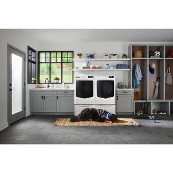 Maytag 27 Inch Smart Pet Pro Front Load Washer with 5.0 cu. ft. Capacity, 1150 RPM, 12 Wash Cycle, Steam Option, Sanitize Cycle, Drum Light, Auto Sensing and Energy Star Certified: White — thumbnail 42