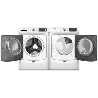 Maytag 27 Inch Smart Pet Pro Front Load Washer with 5.0 cu. ft. Capacity, 1150 RPM, 12 Wash Cycle, Steam Option, Sanitize Cycle, Drum Light, Auto Sensing and Energy Star Certified: White — thumbnail 43
