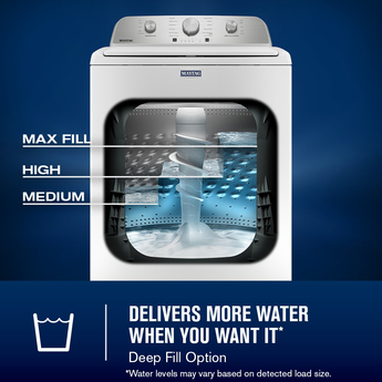 4.7 CuFt Top Load Agitator White Washer — thumbnail 6