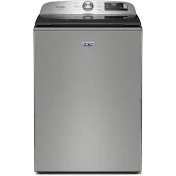 Maytag 5.2 Cu. Ft. Smart Top Load Ultra Capacity Washer With Pet Pro Option And Agitator: Classic Silver — thumbnail 22