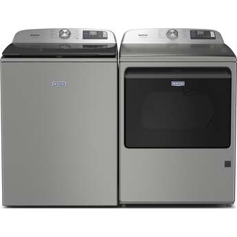 Maytag 5.2 Cu. Ft. Smart Top Load Ultra Capacity Washer With Pet Pro Option And Agitator: Classic Silver — thumbnail 29