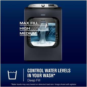 Maytag 5.2 Cu. Ft. Smart Top Load Ultra Capacity Washer With Pet Pro Option And Agitator: Classic Silver — thumbnail 4
