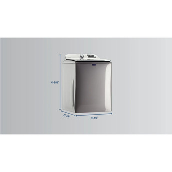 Maytag 4.7 cu.ft. Mettalic Slate Top Load Washer with Extra Power Button — thumbnail 12