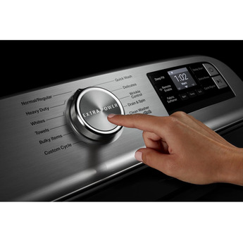 Maytag 4.7 cu.ft. Mettalic Slate Top Load Washer with Extra Power Button — thumbnail 3